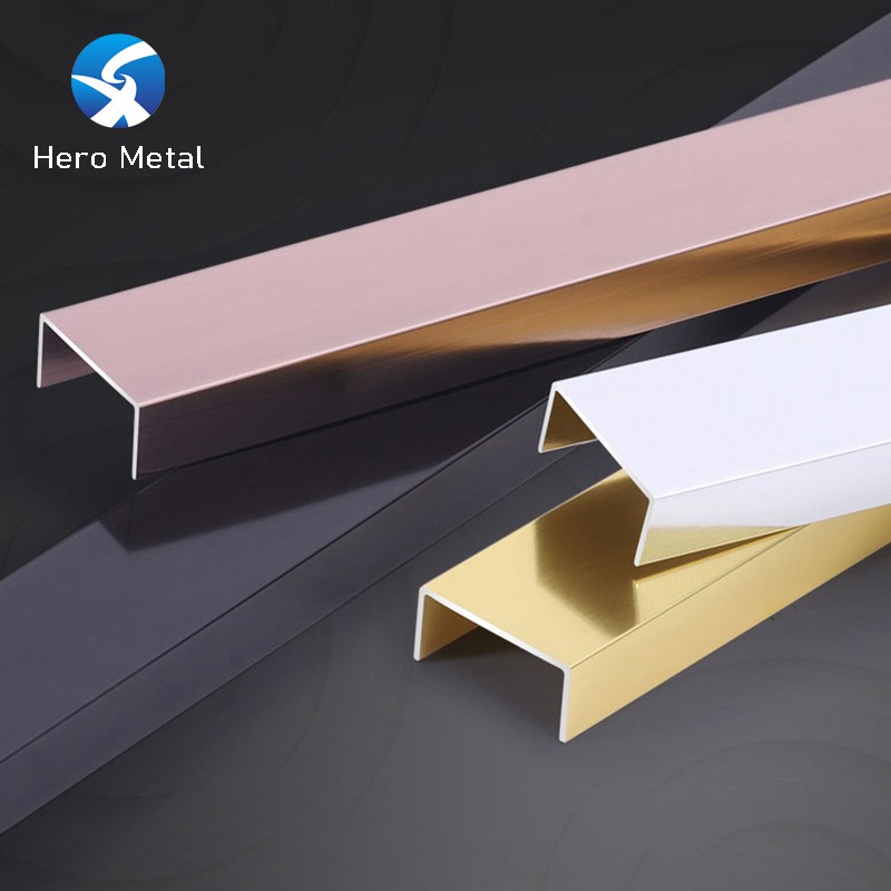 Aluminum floor tile trim Aluminum floor tile trim